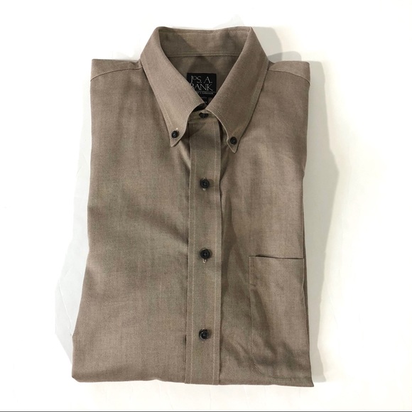 Jos. A. Bank Other - Men’s Jos. A. Bank Brown Tailored Fit Casual Shirt